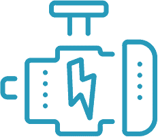 Illustration of a car/truck check engine light