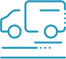 Illustration of a delivery truck on the road